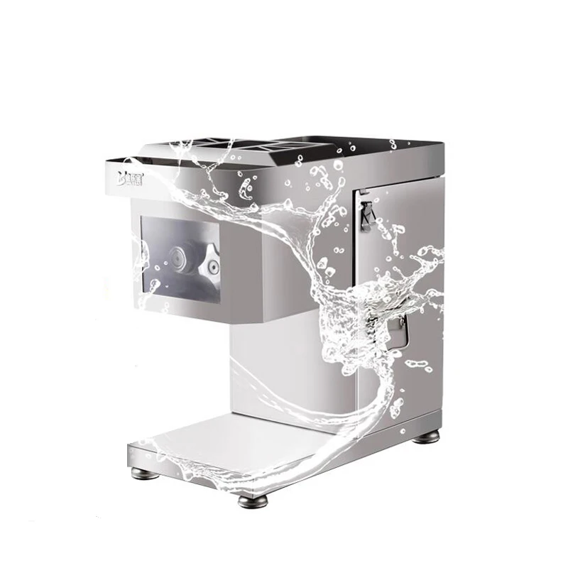 

Коммерческая машина для резки говядины, электрическая машина для резки кусочков из нержавеющей стали 220 В