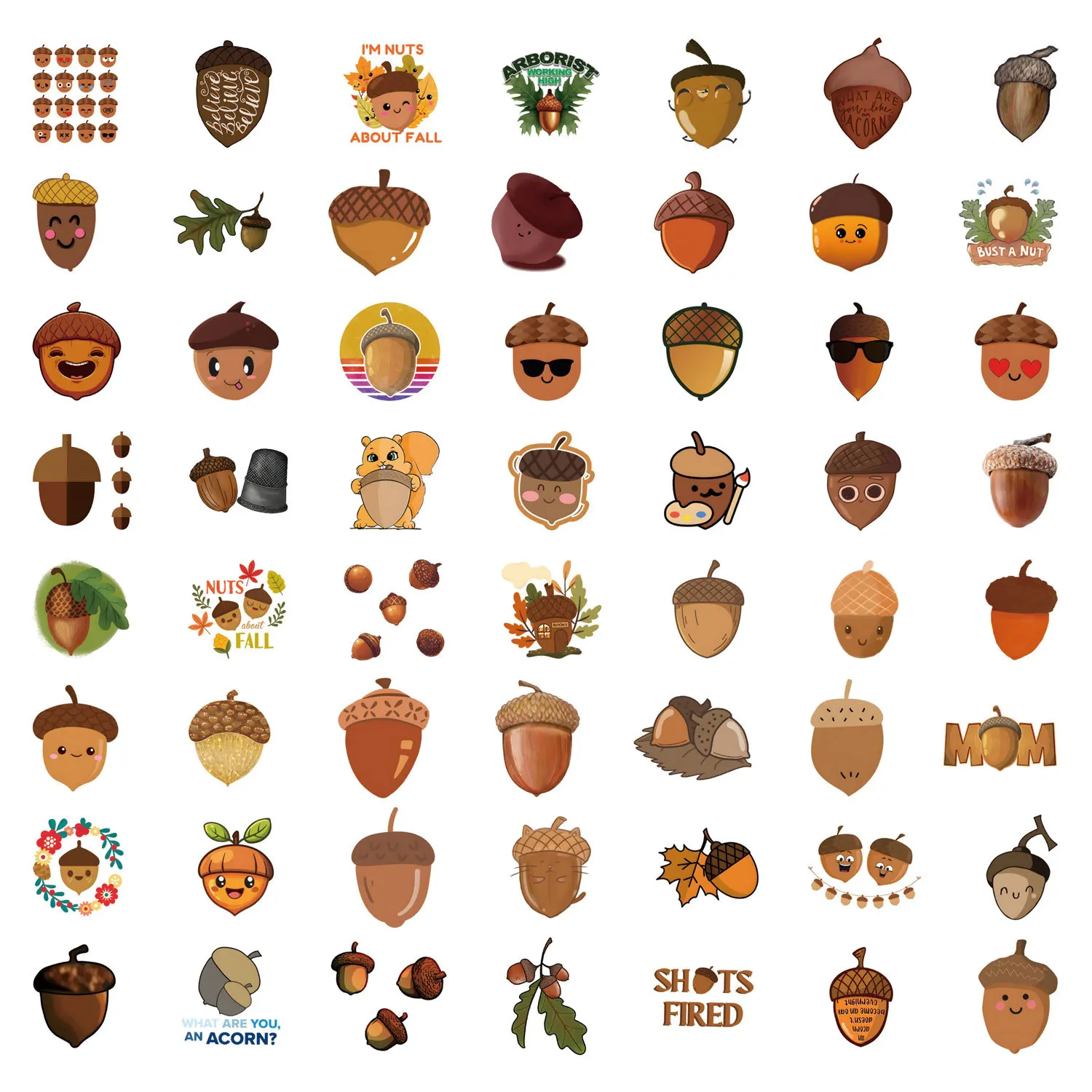 10/55 шт. наклейки для скейтборда гитары