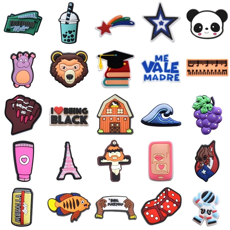 

Wholesale Bulk Women Charm Men Para Pins Shoes Accessories Kids Girl Set Jeans Decorations for Crocs Packs Gifts Boy Shoe Charms