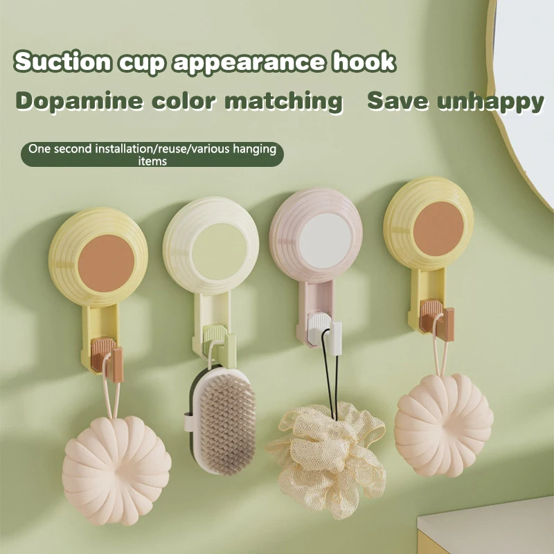Настенный крючок на сильной присоске вакуумный задней стороне двери ванной