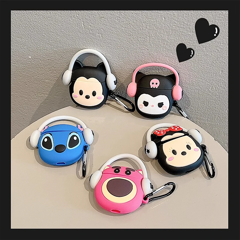 Для Airpods 1 2 3 Pro Minnie Mickey Stitch Lotso слушайте музыку Силиконовые Наушники Аксессуары для