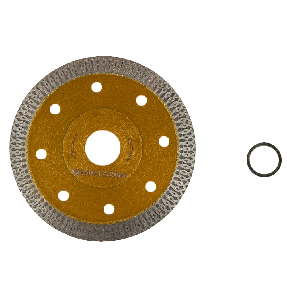 

Cutting Tool Blade For Porcelain Tile 22.23 Mm Arbor Diamond Fast Cutting Metalm Dry And Wet Cutting Wide Applications