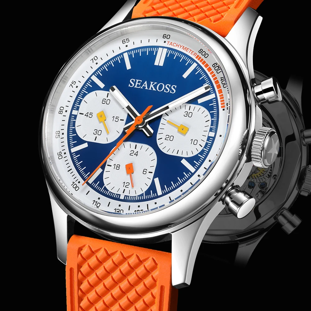 

Мужские механические часы RED STAR 1963 Seagull 21 zuan с хронографом 40 мм, модель ST1903 часы для пилотов, Супер Светящиеся Наручные часы с сапфиром