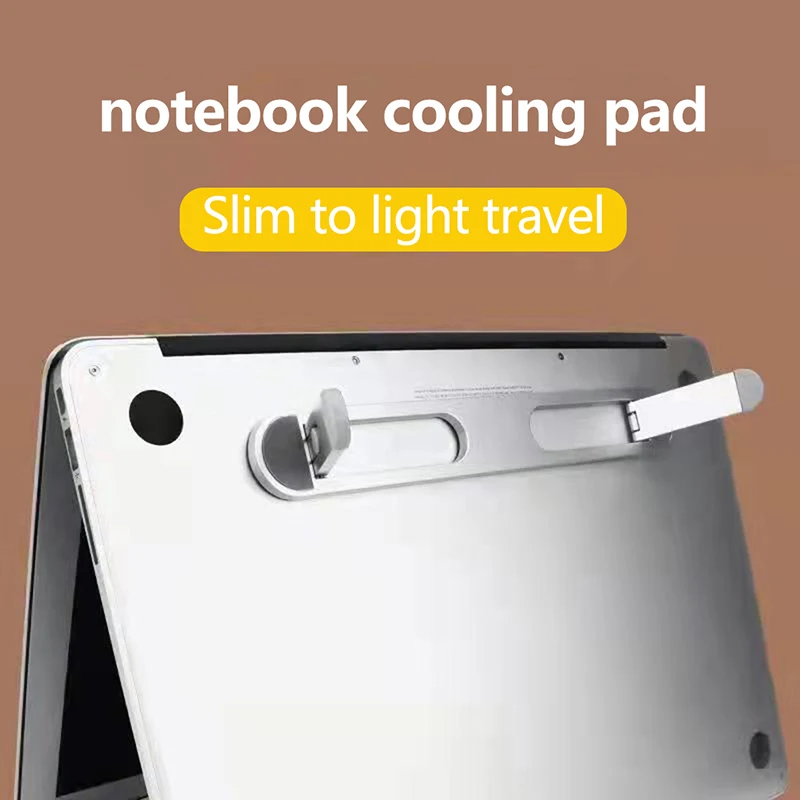 

Металлическая подставка для ноутбука MacBook Air Pro, портативный держатель для планшета, мини-подставка, складной держатель для ноутбука, охлажд...