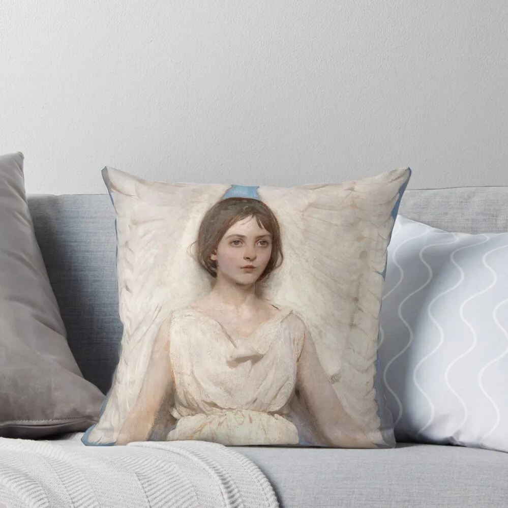 Декоративная мраморная Подушка Angel by Abbot Handerson Thayer