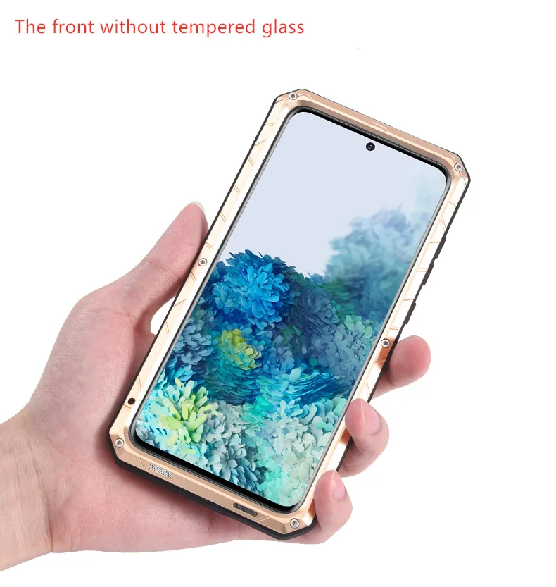 Imatch Роскошный чехол для Samsung Galaxy S20 S21 Fe жесткий алюминиевый металлический