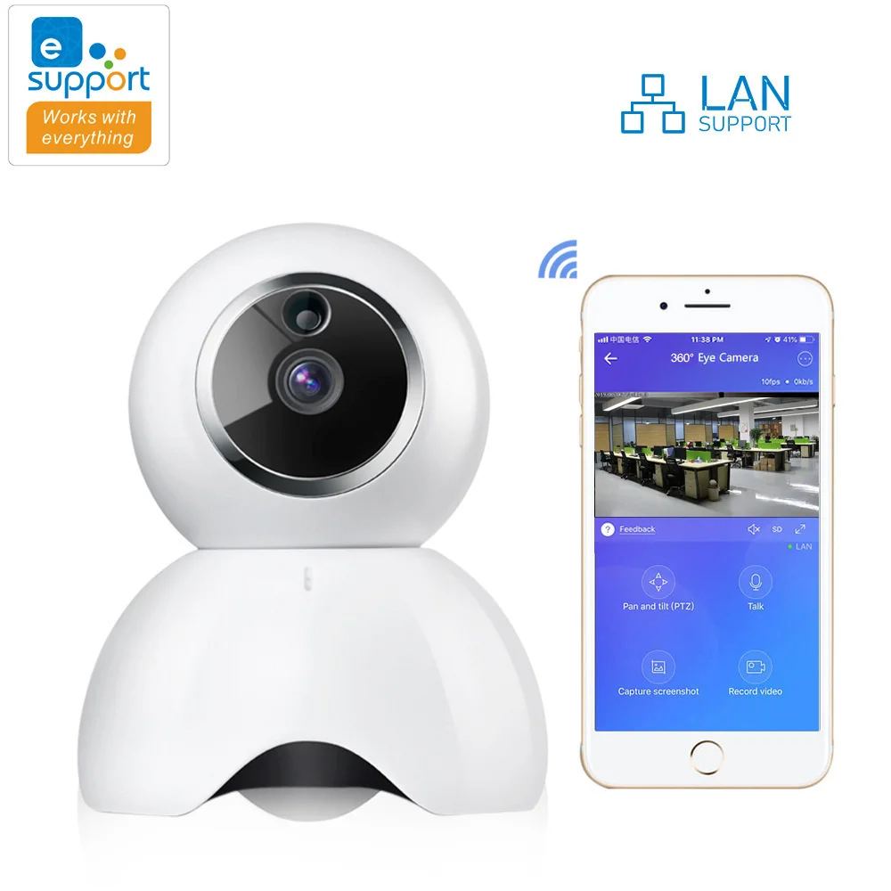 

Беспроводная HD Wi-Fi камера Yiwei-LINK, интеллектуальный мониторинг безопасности, обнаружение движения, внутренняя камера безопасности, зрение, IP-...