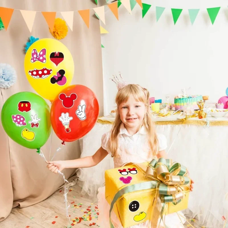 6/12 листов популярные наклейки с Микки Маусом и школьные подарки для детей