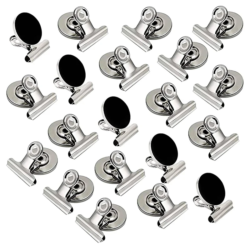 

20PCS Magnet Hook Clip Perfect Magnetic Clip Refrigerator Anti-Scratch Magnet Home Office School Whiteboard Magnet
