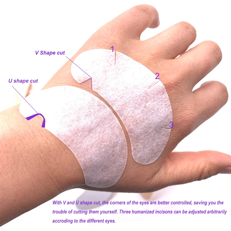 Накладки для наращивания ресниц YGirlash под патчи подушечки гелевые накладки глаза