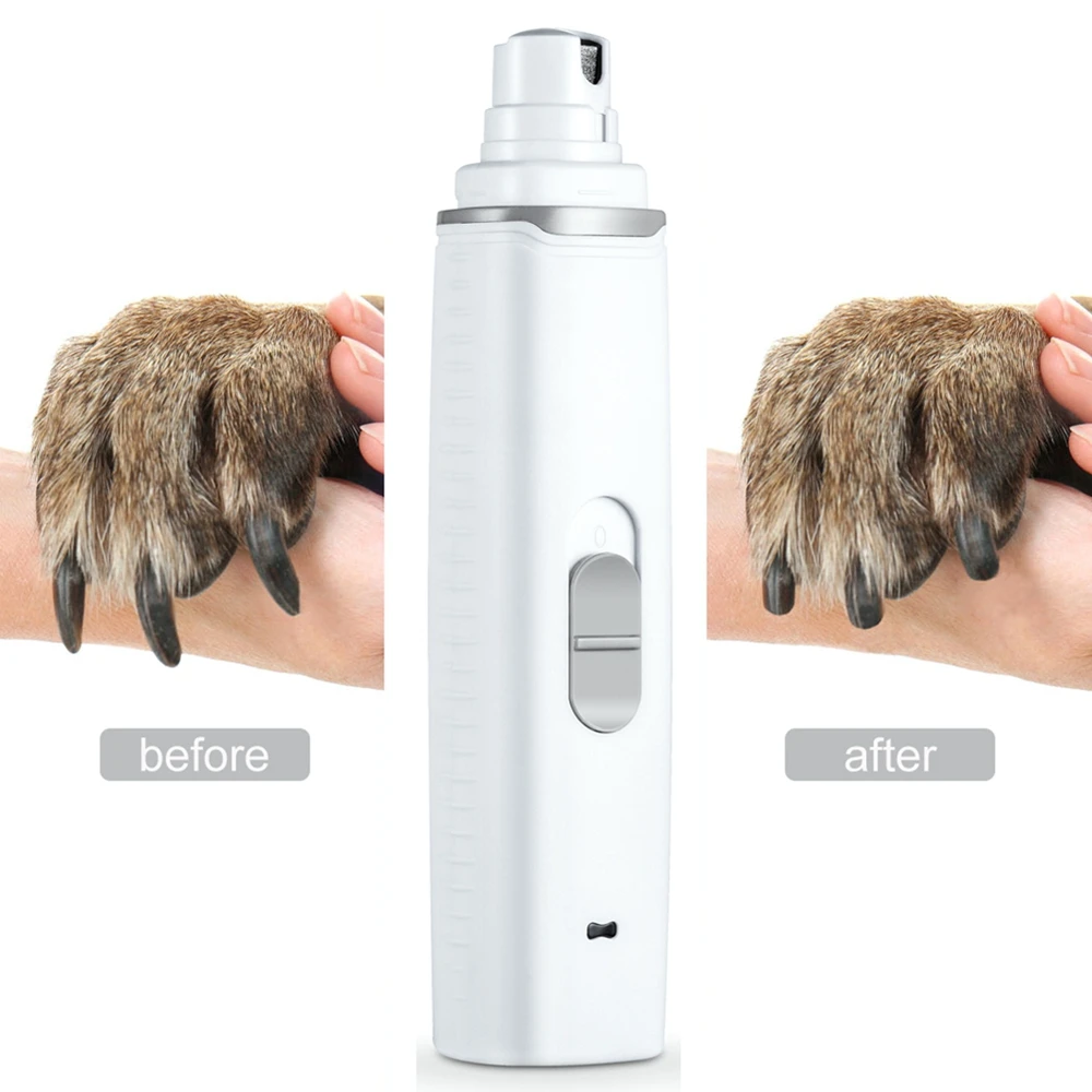 

Automatic Dog Nail Grinder Professional Electric Rechargeable Pet Nail Trimmer Painless Paws Grooming Smoothing for Puppy Kitten