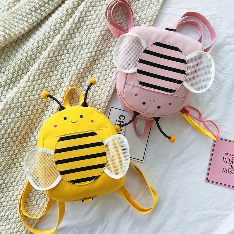 

Korean Version of Children's Bags, New Backpacks, Cute Bees, Leisure Backpacks, Tide Boys and Girls, Student Bags