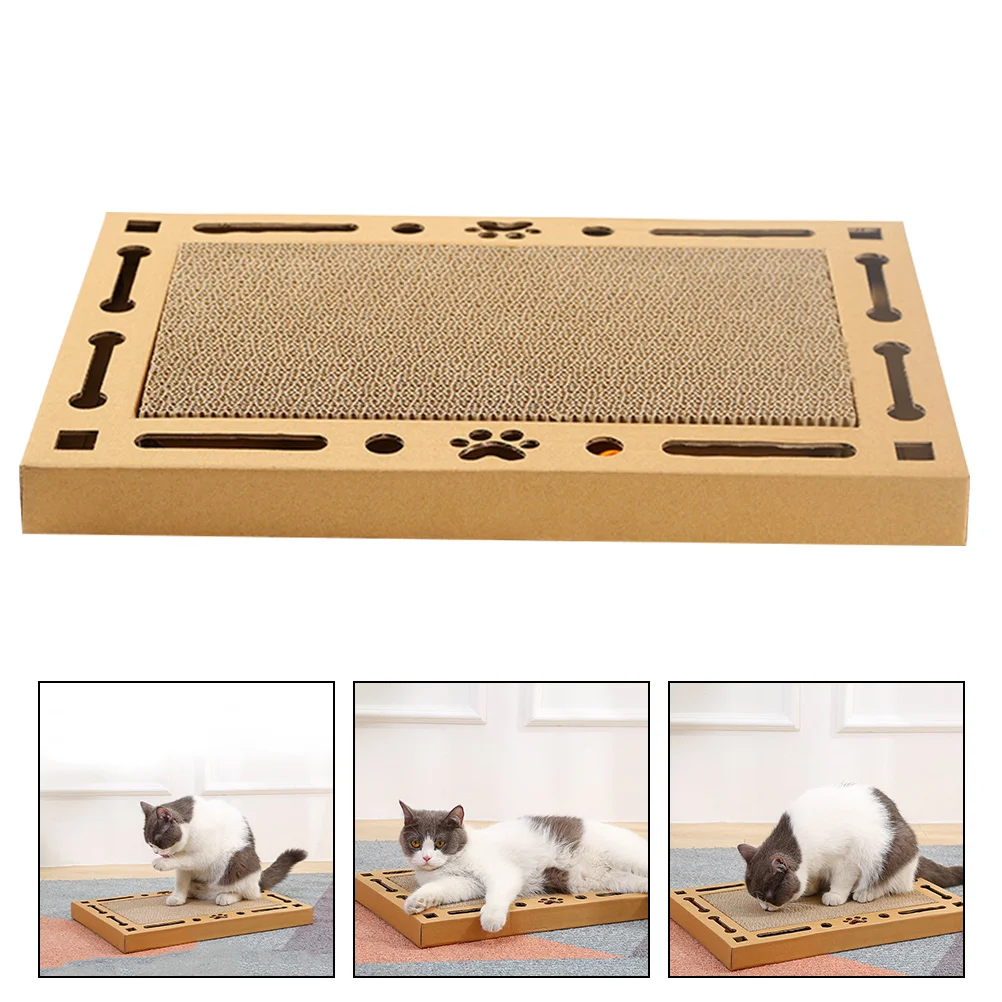 

Home Kitten Rubbing Cat Scratching Board Pet Interactive Plaything (Khaki)
