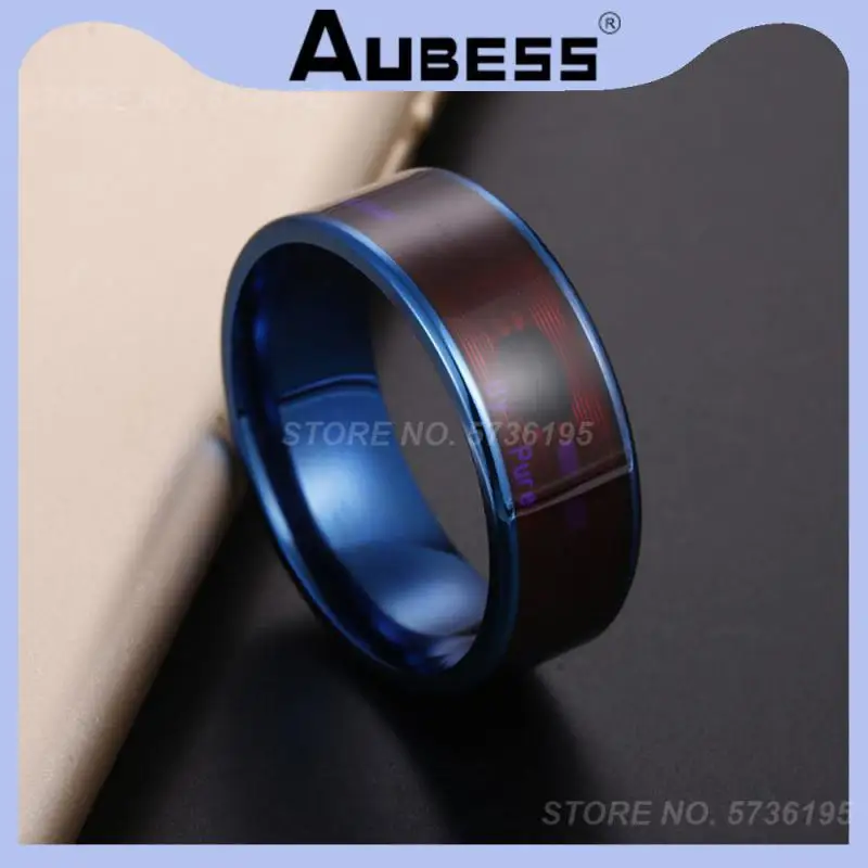 

Jewelry Intelligent Ring Smart Chip File Lock Nfc Ring Screen Unlocking Intelligent Wear Smart Home Titanium Steel