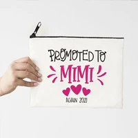 personalized pouch mom fashion 2021 makeup bags canvas storage bag cute cosmetic bags bridesmaid proposal gift day of mother