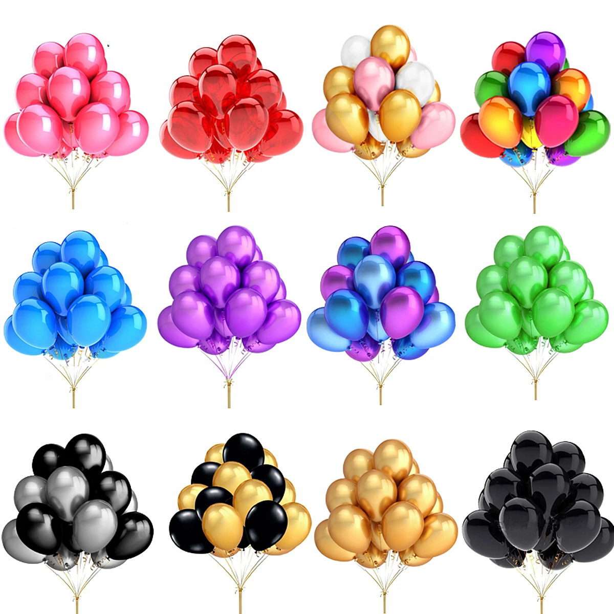 

10/12 inch Glossy Pearl Latex Balloons Wedding Birthday Party Decoration Inflatable Colorful Ballon Kids Toys Globos