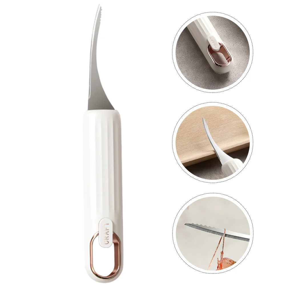 

Shrimp Peeler Tool Prawn Line Seafood Deveiner Remover Opener Peeling Cleaner Stainless Oyster Steel Metal Clam Shucker Crab