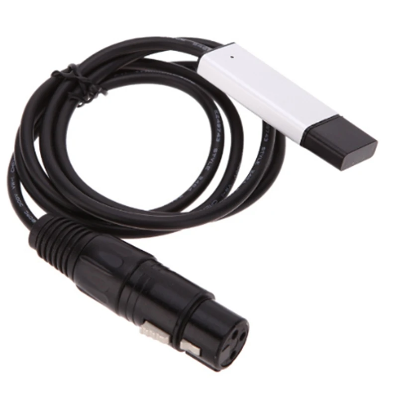 USB To DMX 512 Interface LED DMX512 Computer PC Stage Lighting Controller Dimmer Cable