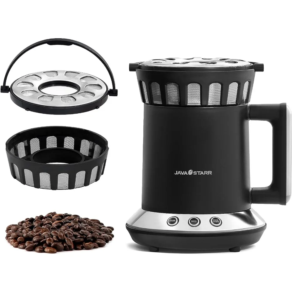 

One-Touch Control Coffee Bean Baker Roaster Med and Dark Two Baking Modes are Optional,Coffee Bean Roasting Machine 110V~120V