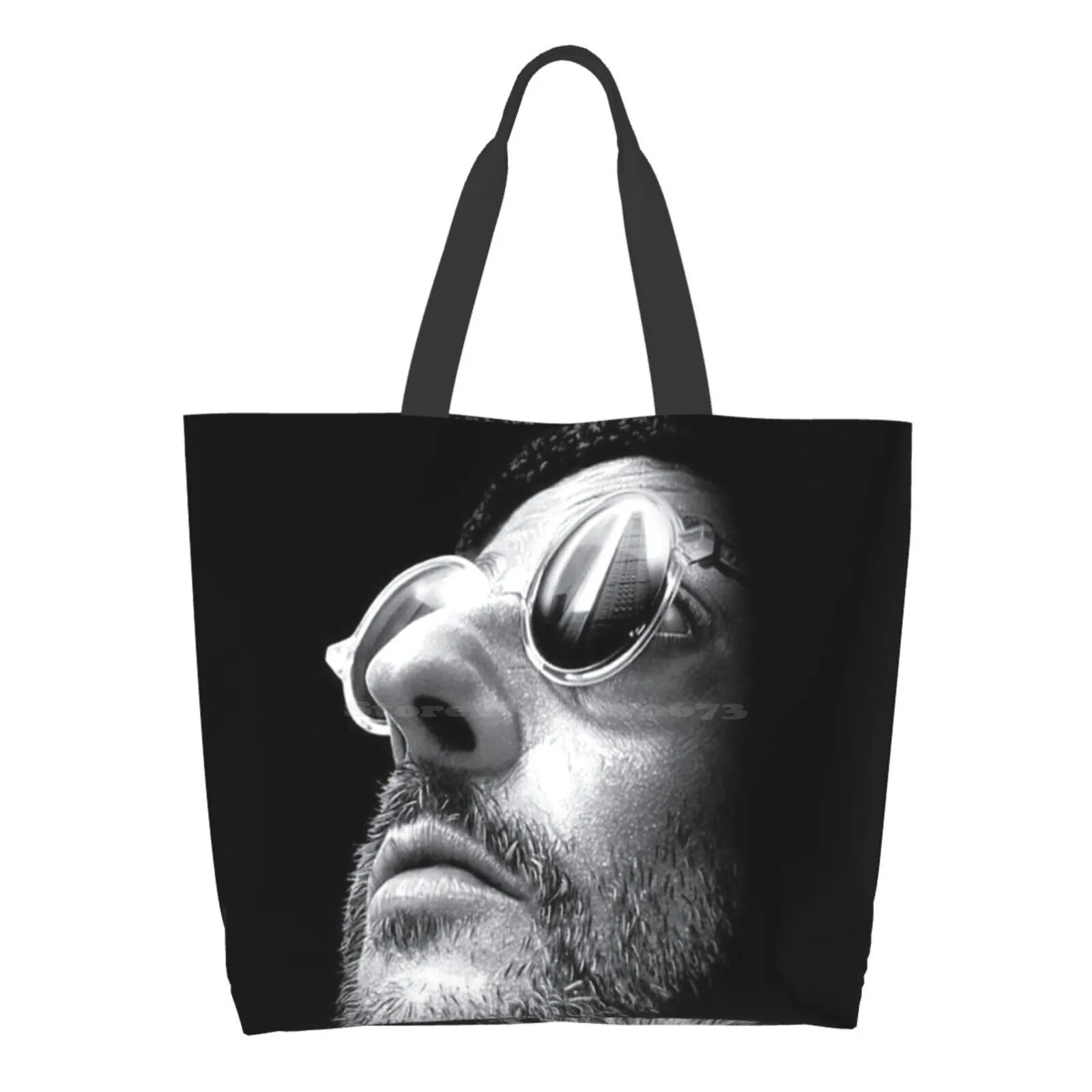 

Leon The Professional High Quality Large Size Tote Bag Leon Leon The Professional Natalie Portman Movie Jean Reno Mathilda Film