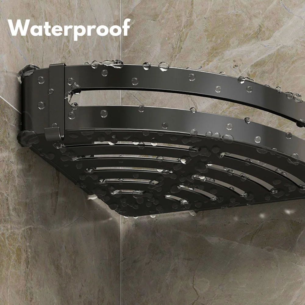 Настенная полка для ванной комнаты стеллаж хранения держатель шампуня и душа с