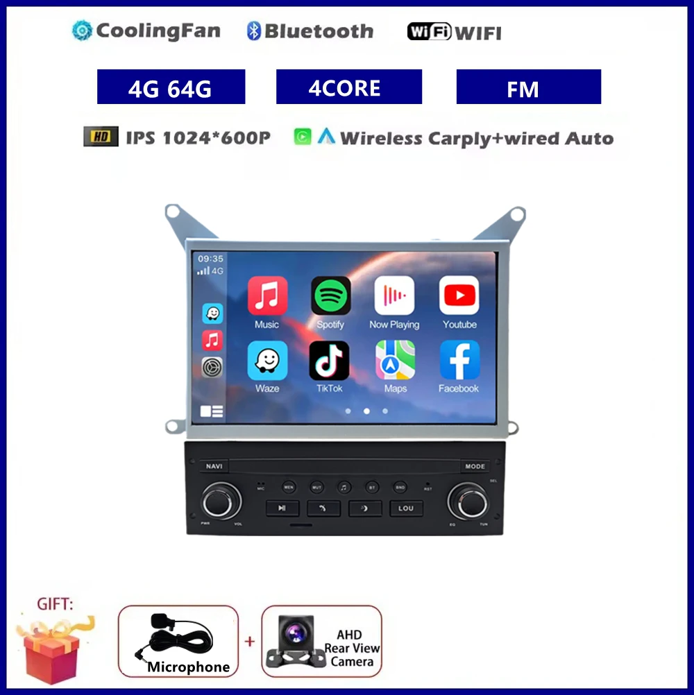 

HMG для Citroen C4 Grand Picasso C-Triomphe C-Quatre 2006-2013 Carplay Авторадио Автомобильное мультимедийное радио GPS-навигация DSP Auto