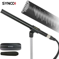 synco mic d2 shotgun microphone super cardioid directional condenser mic with xlr connection for cameras booms tripods