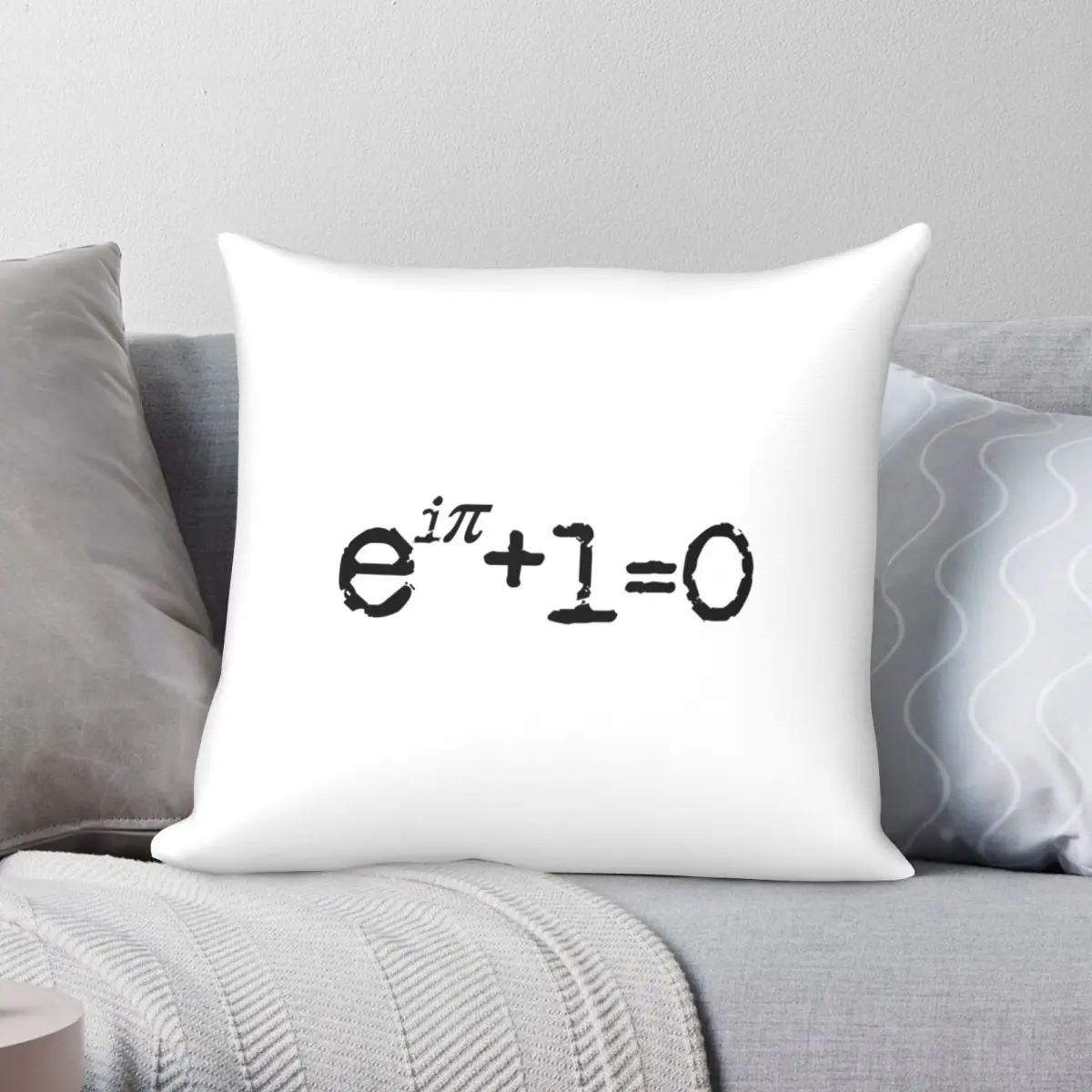 

Euler's Identity Math Pillowcase Polyester Linen Velvet Pattern Zip Decor Pillow Case Car Cushion Cover Wholesale 18"