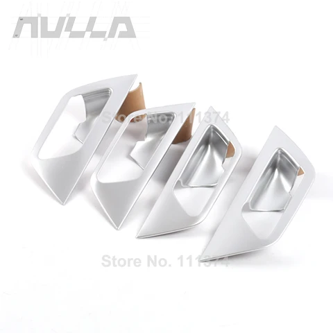 Карбон для Peugeot 5008 2017 2018 2019 2020 GT хромированная, для внутренней дверной ручки Catch Cover Trim, аксессуары для интерьера автомобиля