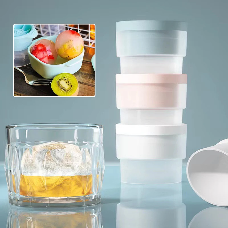 

Ice Ball Maker Silicone Sphere Ice Cubes Mold Kitchen DIY Ice Round Shape Making Mould For Cocktail Whiskey Drink