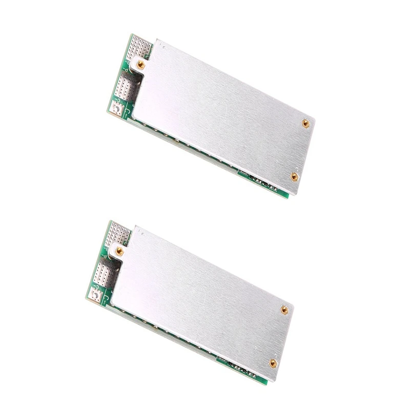 

2Pcs 4S 100A 12V Protection Board With Balanced BMS Lithium Iron Phosphate 3.2V UPS Inverter Energy Storage