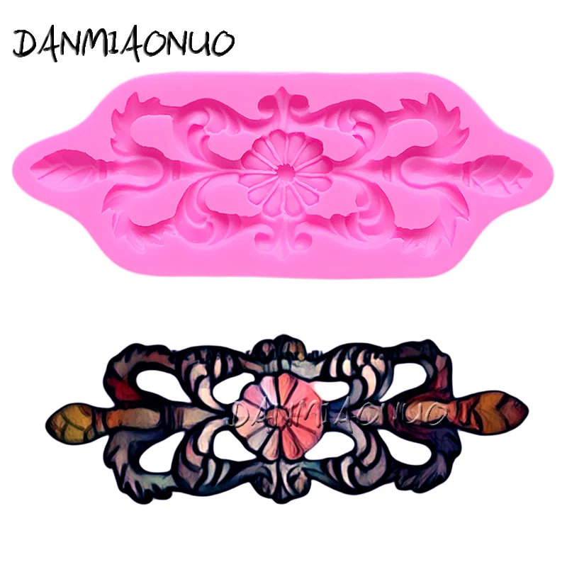 

DANMIAONUO A0926031 Flower Vine Lace Stampo Silicone Muffin Cupcake Clay Tools Foremki Silikonowe Do Dekoracji