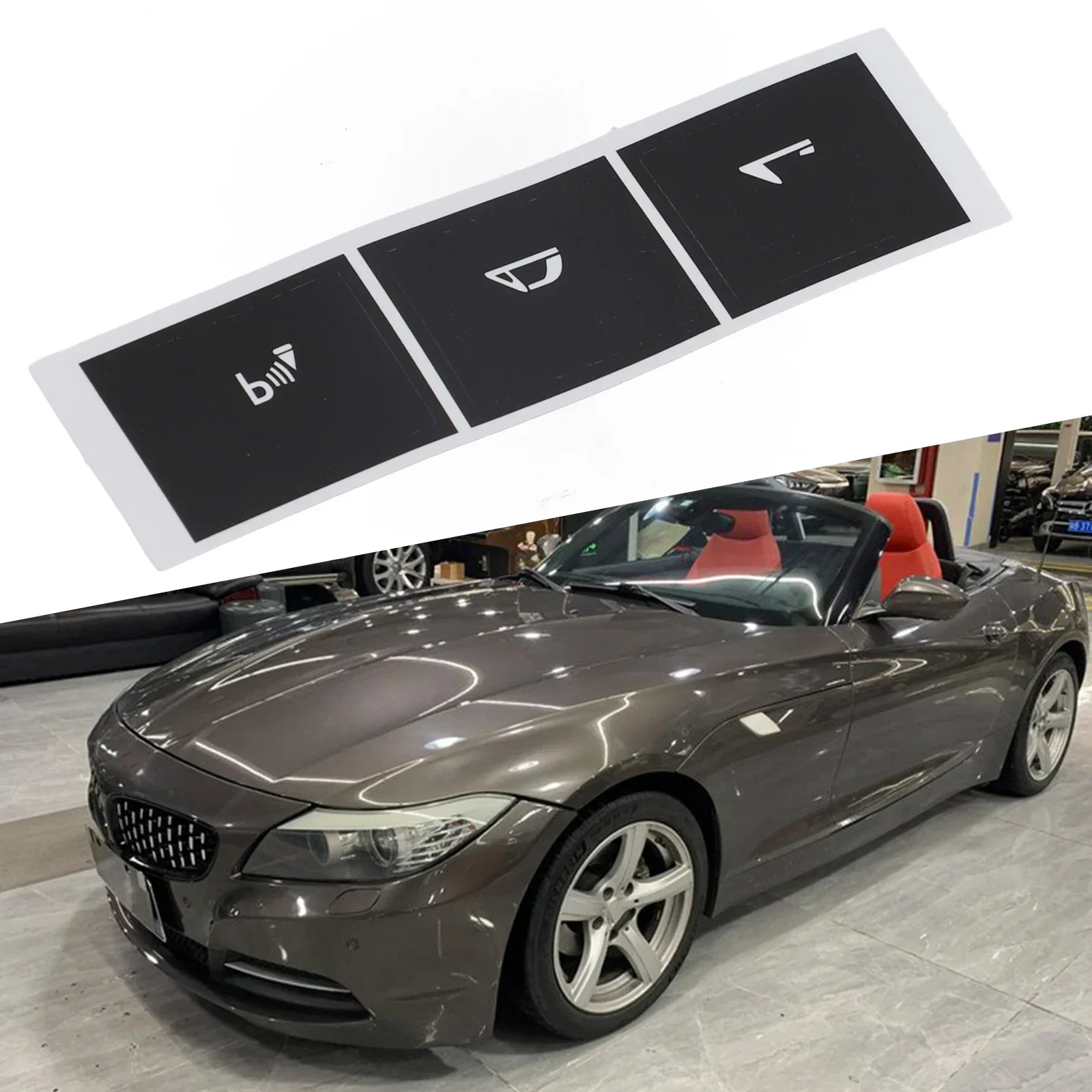Наклейка на ремонт кнопки 1 комплект замена автозапчастей для BMW Z4 E89 2009 ~ 2016 легко
