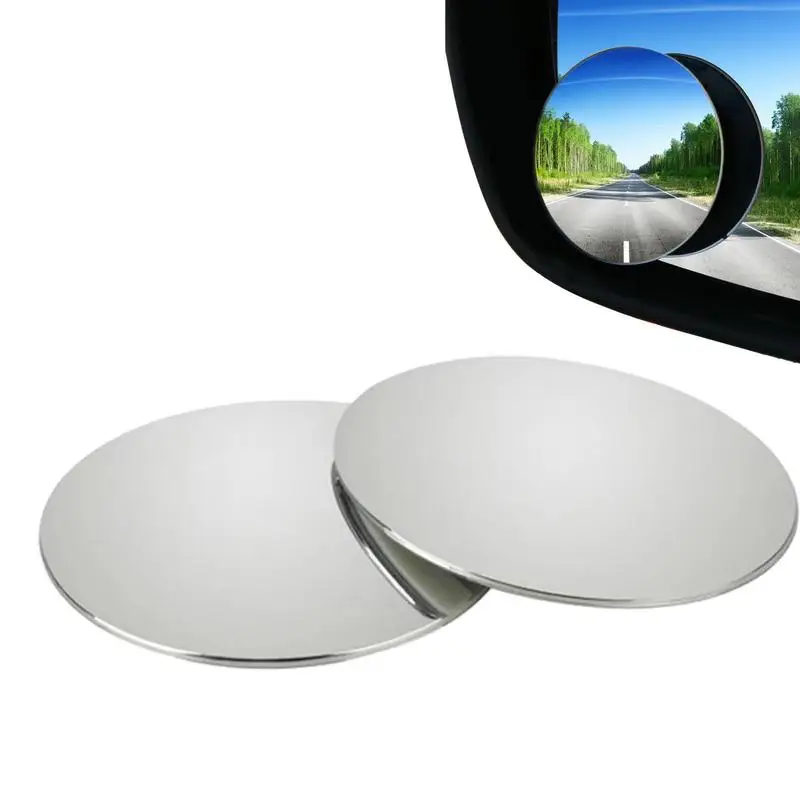 

Blind Spots Mirror 360 Degree Car Blind Spot Side Mirror Round Rearview Car Side Mirror Rotatable Glass Blindspot Mirrors