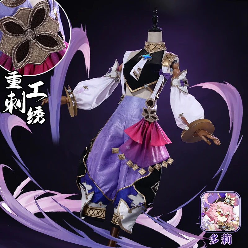 

Косплей-костюм COS-KiKi с героями аниме «геншин ударный Дори», великолепный костюм для Хэллоуина, женская одежда для ролевых игр