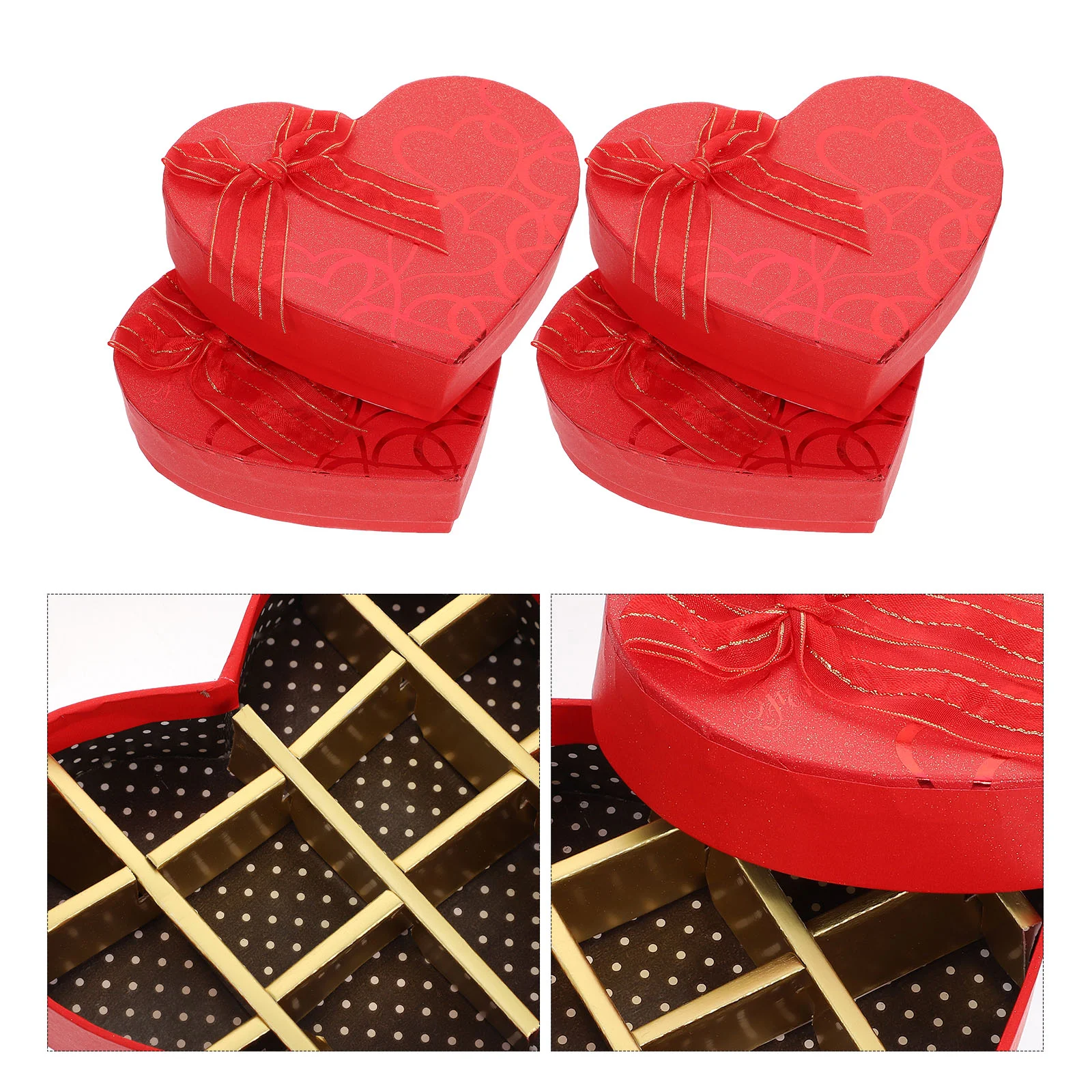 

Box Heart Gift Boxes Chocolate Shaped Case Paper Shape Valentines Flower Packing Treat Flowers Valentine Candy Day Wedding