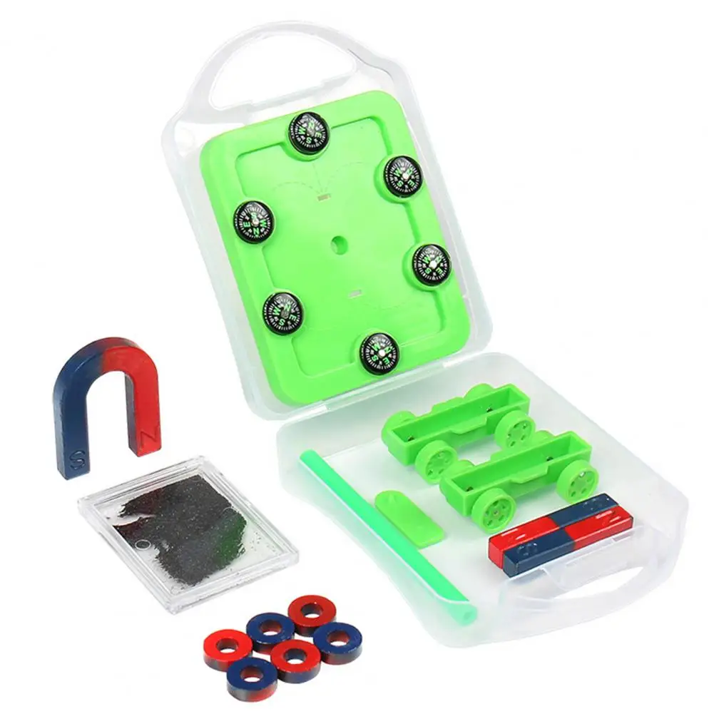 Безопасный Набор для экспериментов с электромагнитом привлекательный магнитный