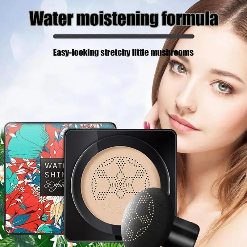 

Avocado BB Cream Air Cushion Face Foundation Mushroom Head Concealer Whitening Base Makeup Cosmetic Waterproof Brighten 2021 New