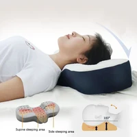 Memory Foam Anti Wrinkle Bedding Pillow Ergonomic Curve Improve Sleeping Orthopedic Pillow Perfect Concave Headrest Neck Support