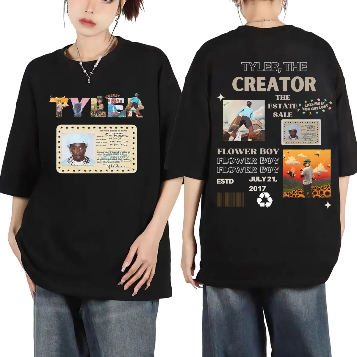 Tyler The Creator Chromakopia альбом плакат графические футболки мужские и женские модные в