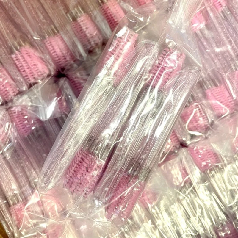 Щеточка для ресниц расческа 50/100 шт. наращивания тушь кисти бровей палочки