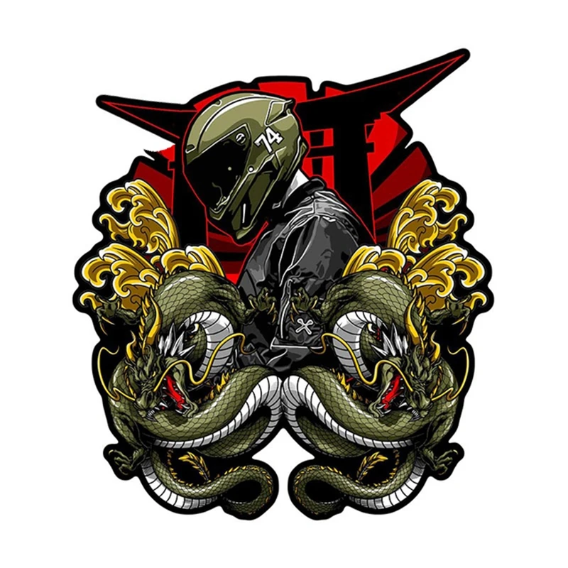 J523 #15 см Сакура гонщик Самурай Автомобильная наклейка JDM Наклейка окна автомобиль багажник украшение