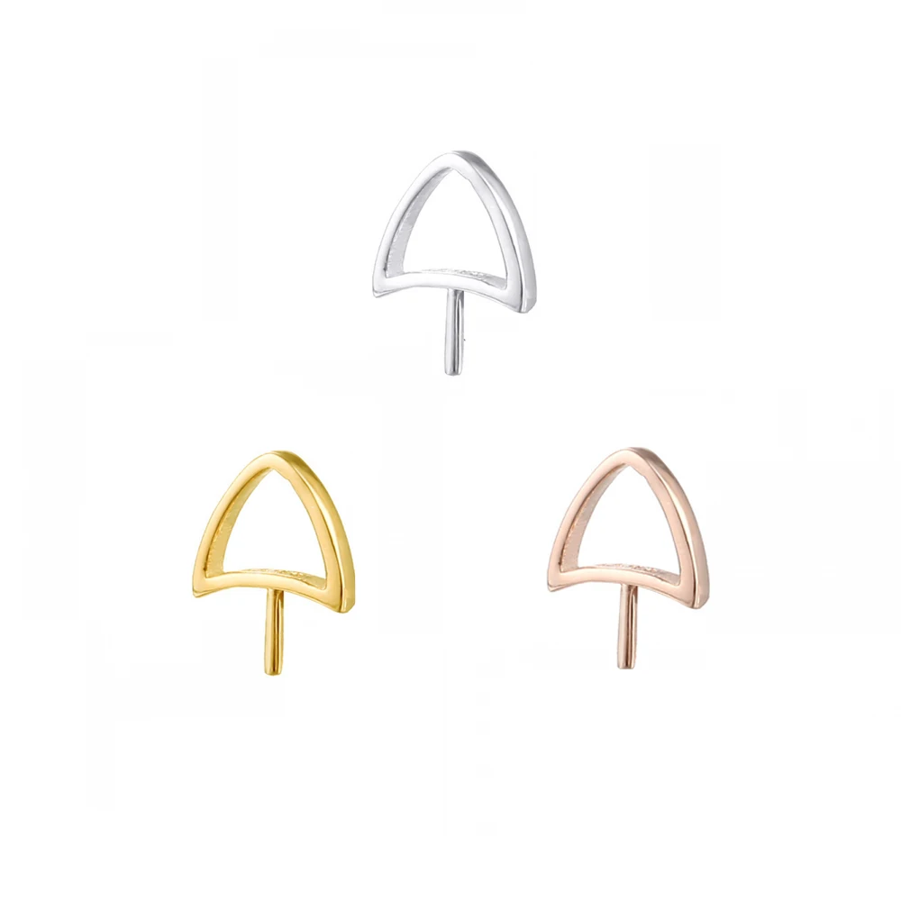 5 шт. подвеска из серебра 925 пробы с жемчугом 15-18 мм