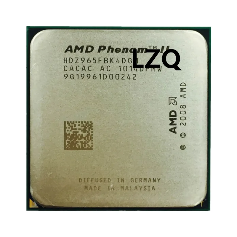 Четырехъядерный процессор AMD Phenom II X4 965 3 4 ГГц HDZ965FBK4DGM разъем AM3 |