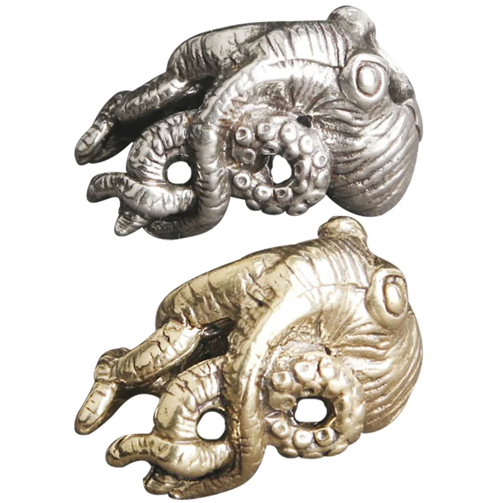 

Octopus Sea Animal Charms Charm Pendant Brass Jewelry Bead Sculpture Pendants Shui Fengbronze Ocean Making Decor Life Figurine