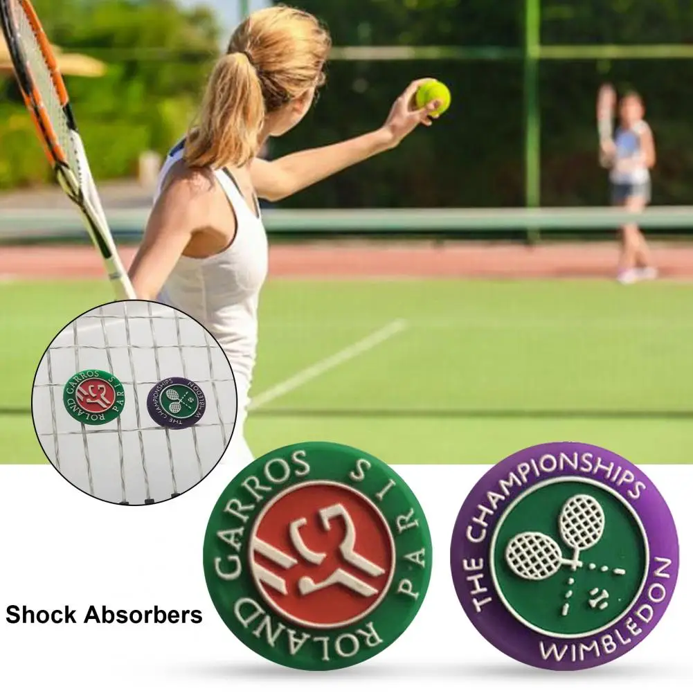 

4Pcs Vibration Dampener Effective Eco-friendly Silicone Tennis Racket Damper Shock Absorber for Sport Tennis Accessories