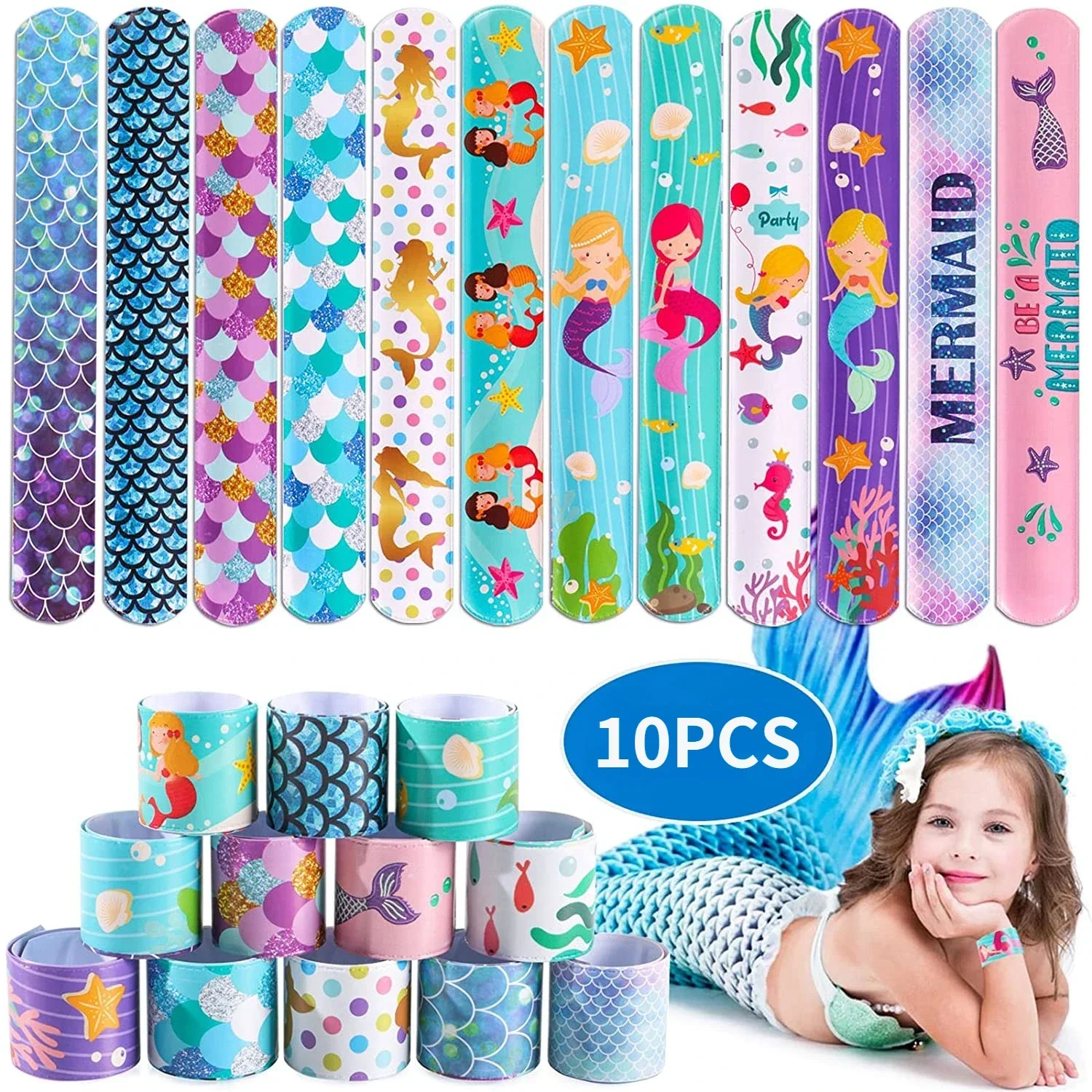 

Браслеты-шлепки Русалка Wangchao Craft