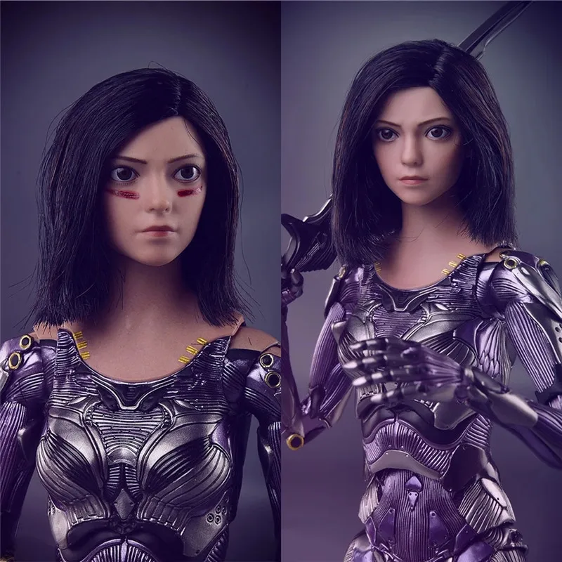 Модель JXTOYS JX041 в масштабе 1:6 боевой ангел воин Алита голова лепка милая девушка