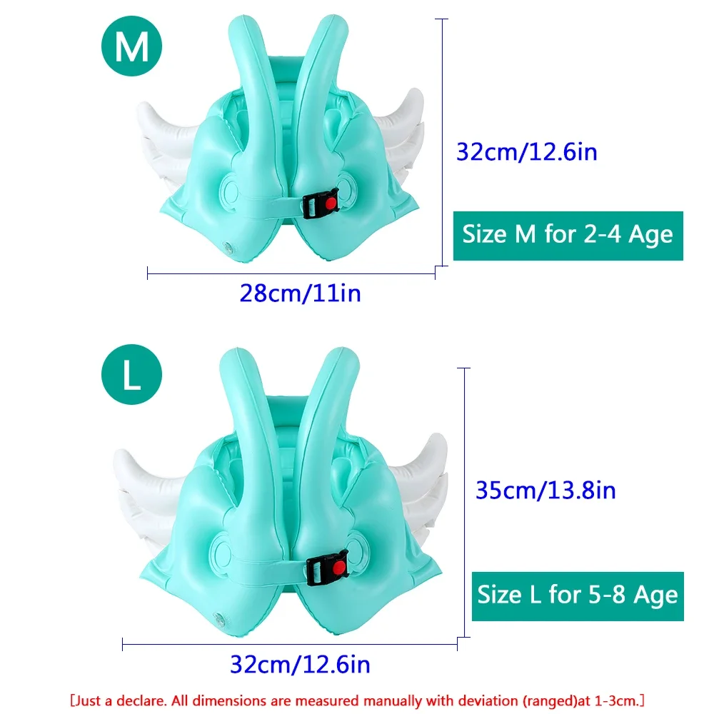 Надувной плавучий жилет Крыло ангела для детей 2-8 лет детский купальник