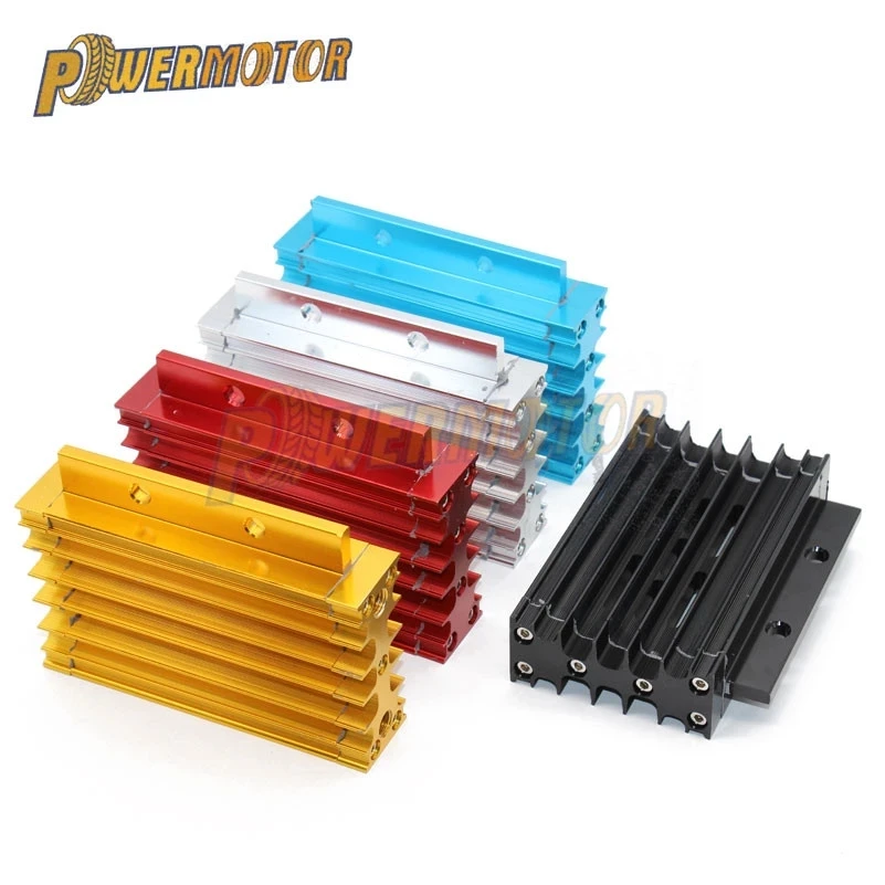 

CNC Motocross Oil Cooler Radiator Aluminium Adapter Engine Cooling Cylinder Cover For ATV LIFAN 110CC-150CC CRF Monkey 110 125CC